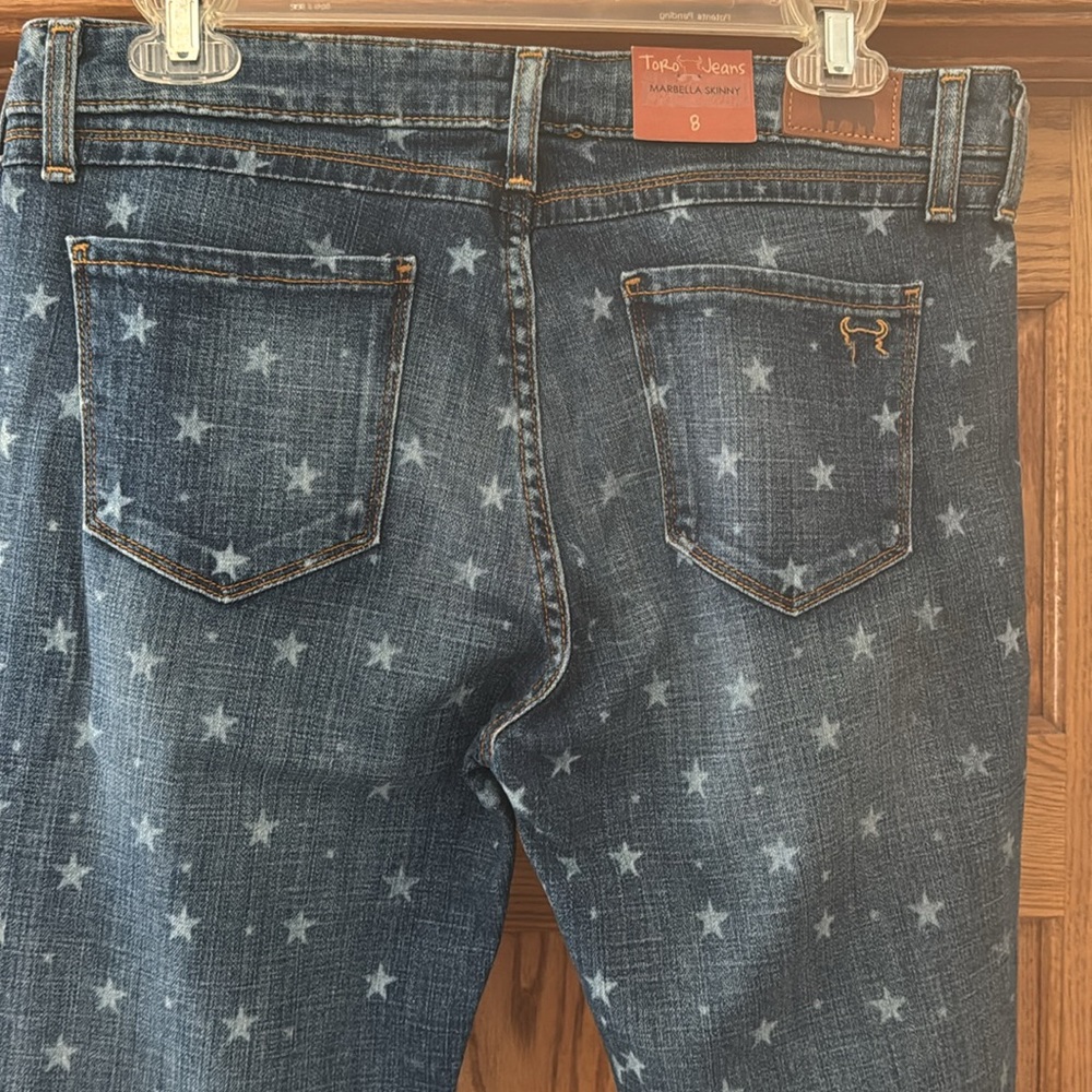 Toro Star Patterned Blue Jeans - Picture 4 of 6